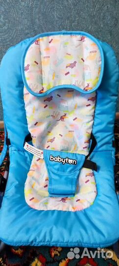 Шезлонг детский babyton