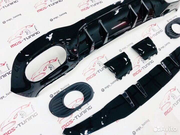 Диффузор Mercedes w177 А35 AMG (Хэтчбэк)