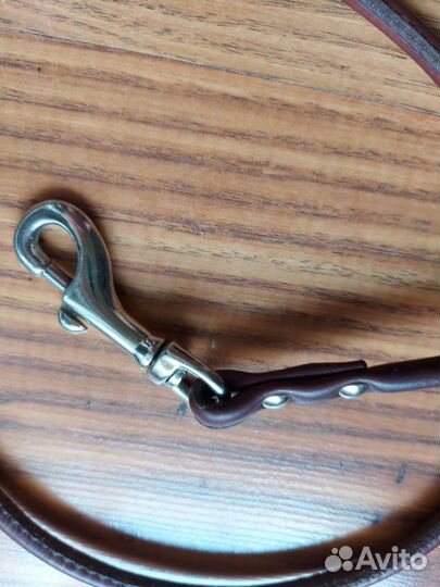 Поводок кожа натуральная 125см