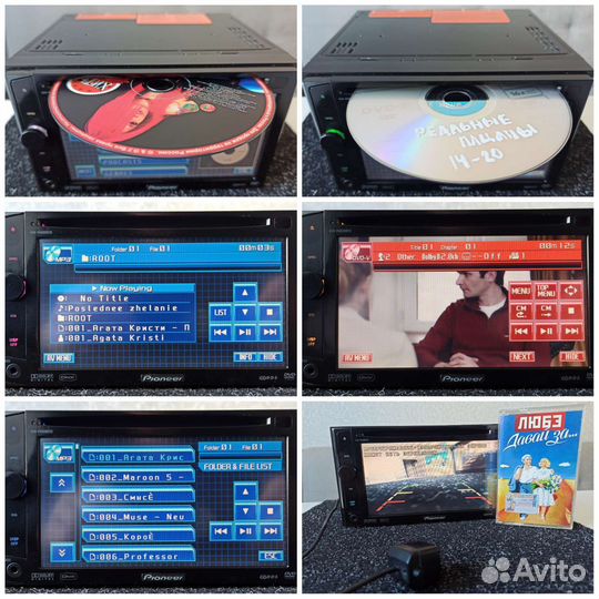 Pioneer AVH-P4000DVD (USB/CD/MP3/DVD/AUX/камера)