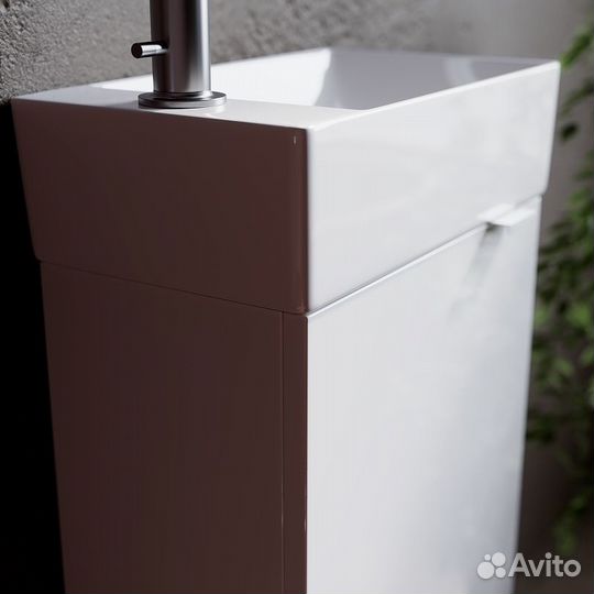 Тумба под раковину Sancos Mini 37 L MN35WL подвес