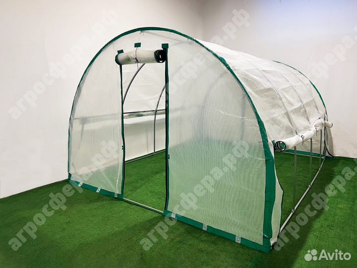 Теплица Умница с армированным чехлом