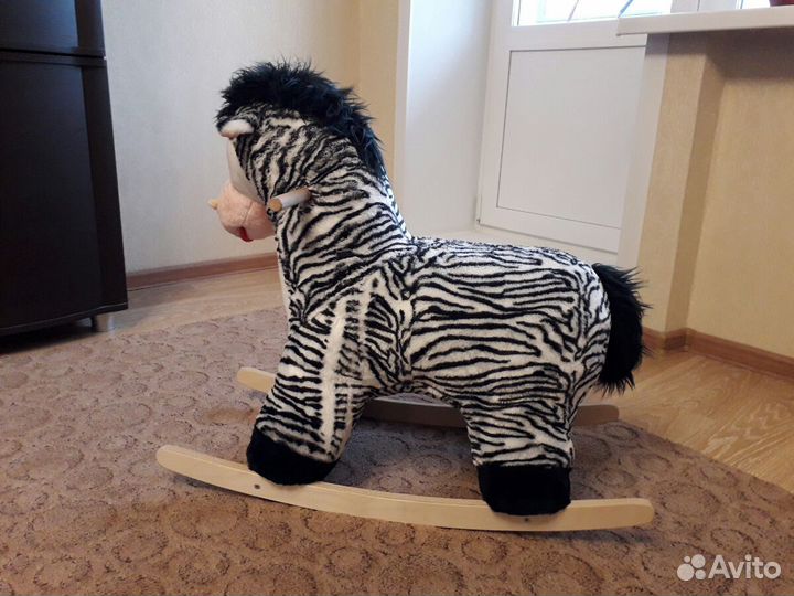 Игрушка-качалка Зебра