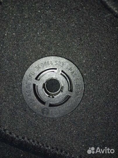 Автомобильные (VW) текстильные ворсовые коврики