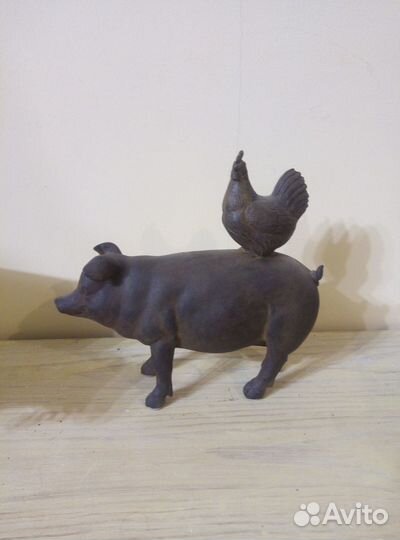 Фигурки животных в стиле фарм-хаус