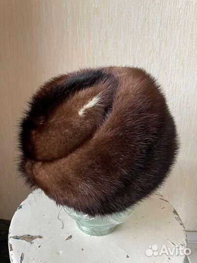 Шапка норковая женская бу
