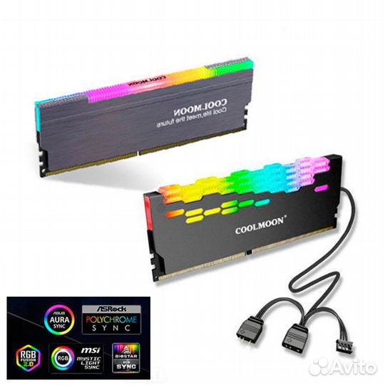 Новый A-RGB Радиатор озу Coolmoon