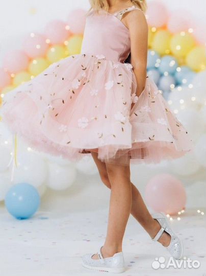 Нарядное платье для девочки 110 116 пышное