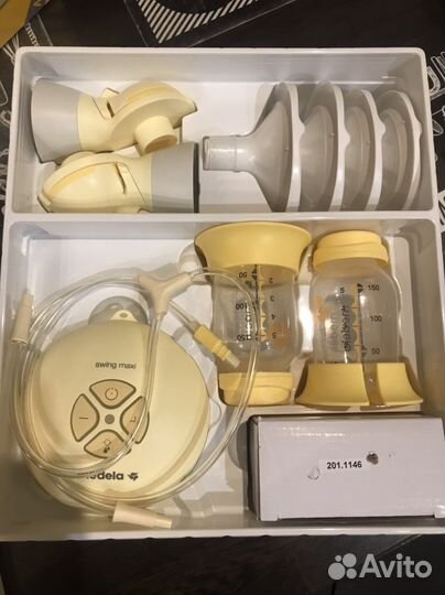 Молокоотсос medela swing flex электрический