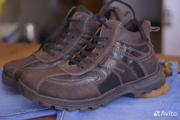 Новые Зима н.кожа,мех ботинки LandRover(Герман)р43