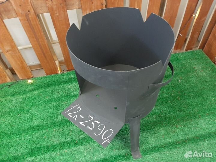 Печь стальная для казана