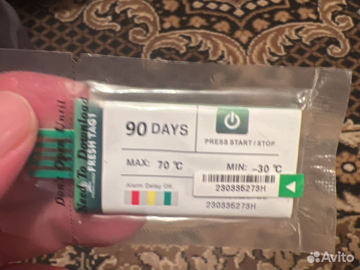 Терморегистратор Fresh Tag1 (одноразовый)