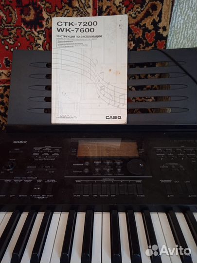 Синтезатор casio wk 7600