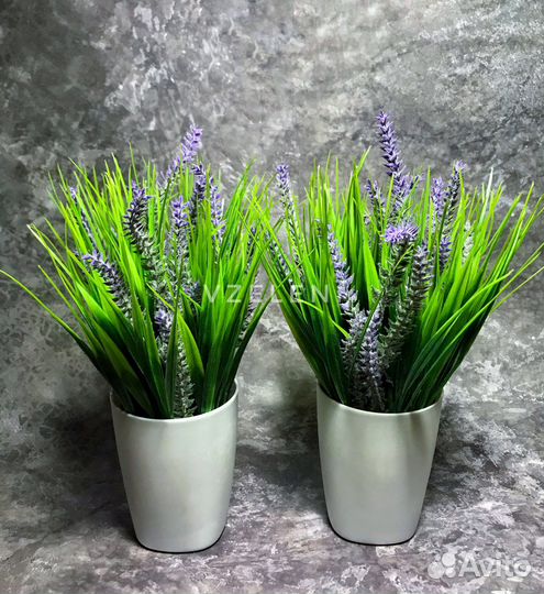 Осока, композиция из искусственной зелени