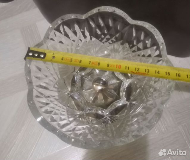 Хрустальная конфетница СССР