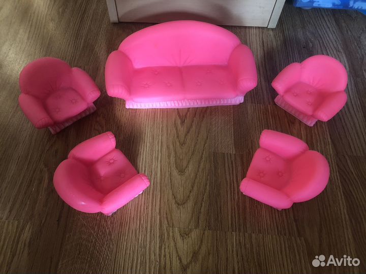 Набор мягкой мебели для кукол 