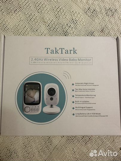 Видеоняня TakTark для наблюдения за ребенком