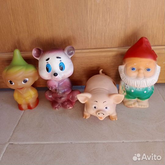Резиновые игрушки СССР