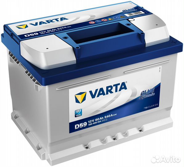 Доставка Аккумулятор 60Ач Varta Blue Dynamic D59