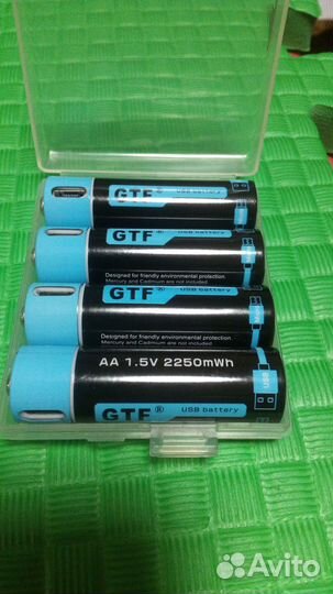 Литий-ионный аккумулятор GTF AA 1,5 в