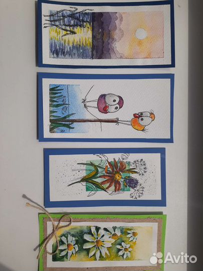 Закладки для книг ручной работы