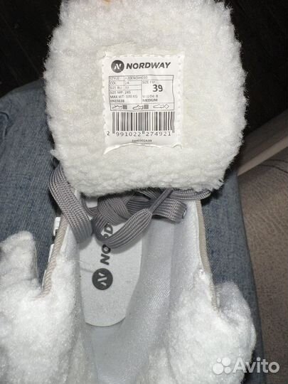 Коньки nordway, 39 размер