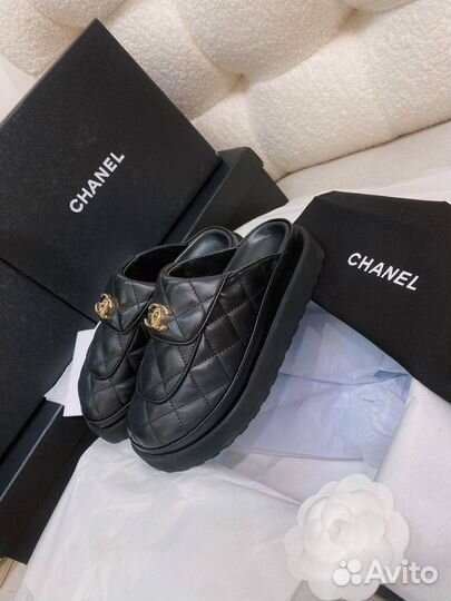 Мюли женские Chanel размеры 36-42