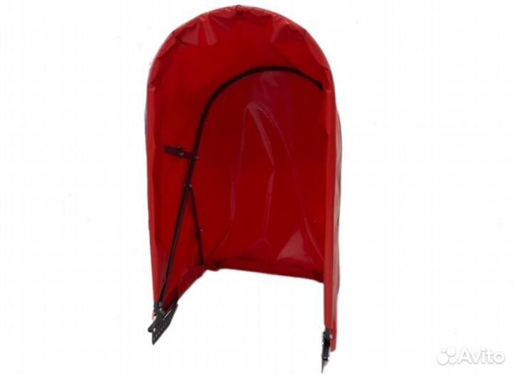 Морозостойкий козырек на кран манипулятор красный