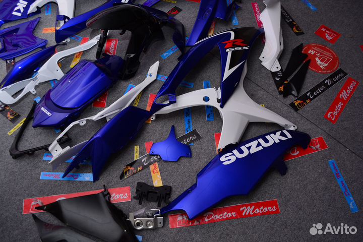 Suzuki gsxr 600 750 k8 k9 08 09 2008 2009 пластик