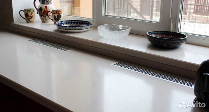 Подоконник из искусственного камня на заказ