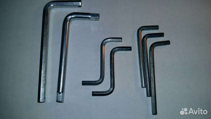 Ключ шестигранник, 4, 6мм