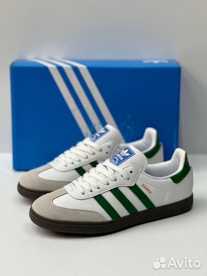 Кеды Adidas Samba OG White Green