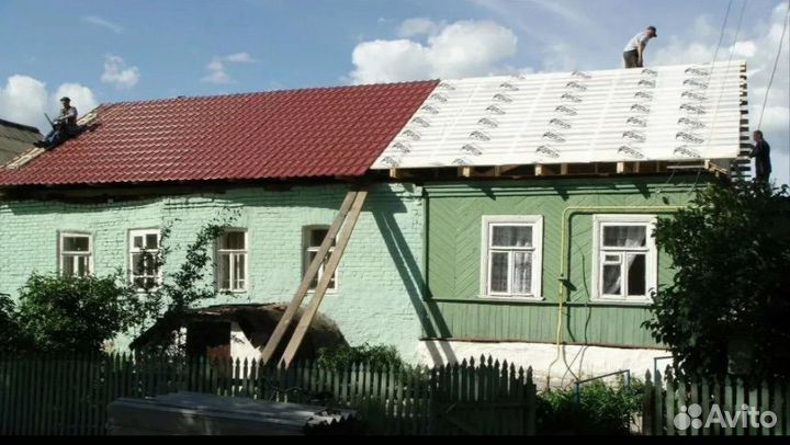 Крыша кровельные работы