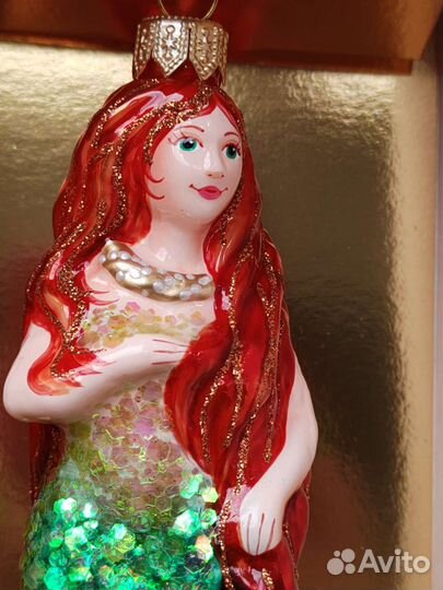 Ёлочная игрушка русалочка Ариэль