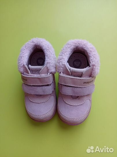 Ботинки демисезонные для девочки 21 размер