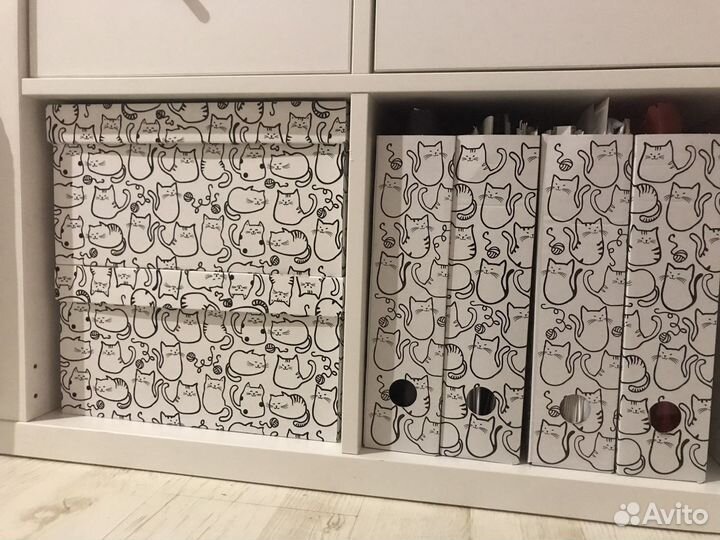 Коробки с котами IKEA