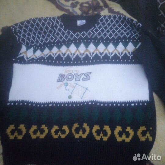 Винтажный свитер бойс