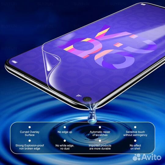 Гидрогелевая пленка на все модели телефона