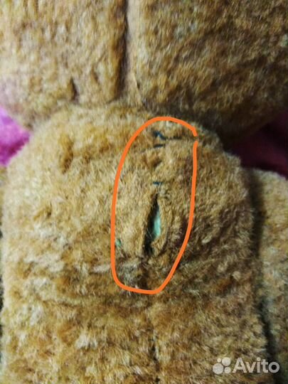 Плюшевый медведь. ссср. Винтаж