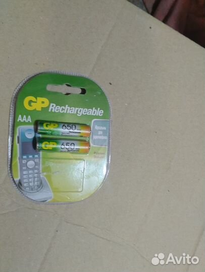 Аккумуляторные батарейки gp