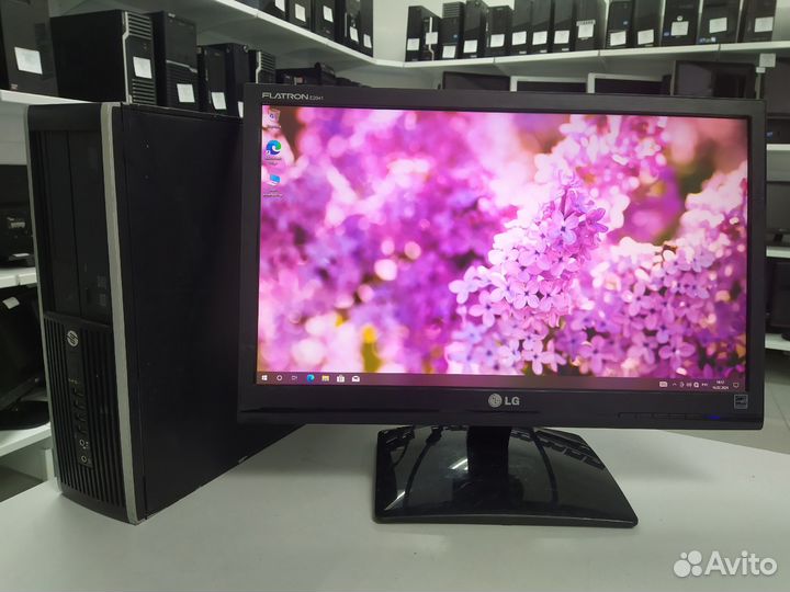 Офисный HP intel core i3/ DDR3/ SSD + Монитор 20