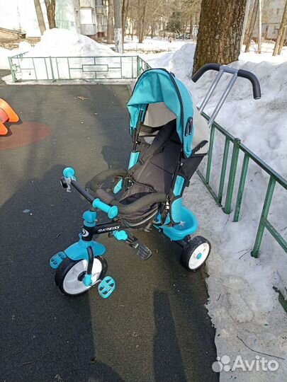 Велосипед с родительской ручкой