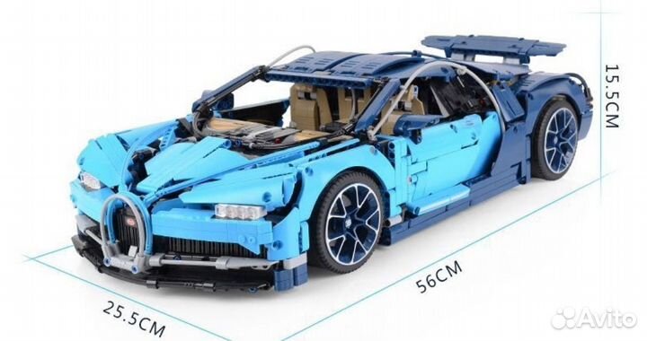 Конструктор машины Bugatti Chiron, Бугатти