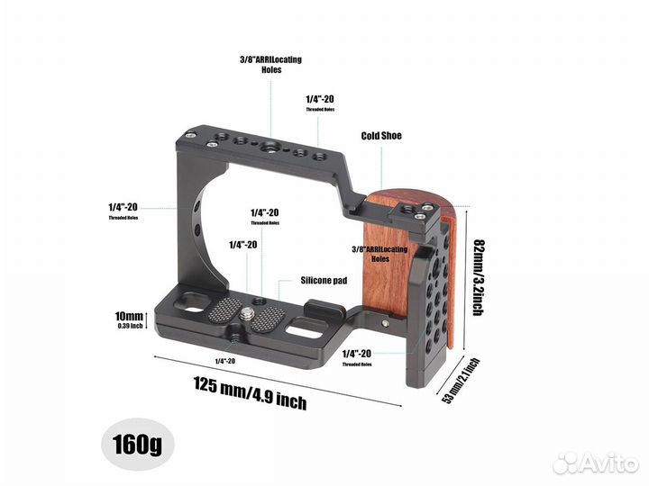 Sony ZV E10 Клетка для камеры jlwin