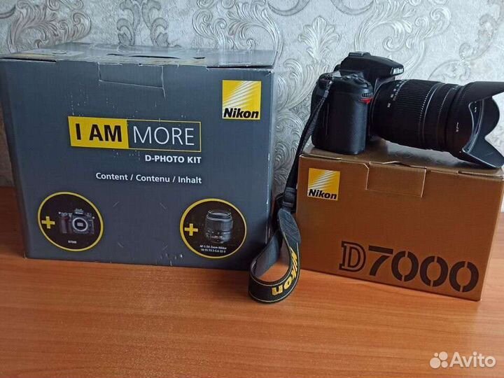 Зеркальный фотоаппарат nikon d7000 и два объектива