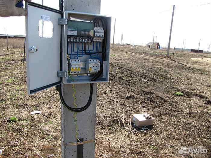 Подключение к электричеству объектов