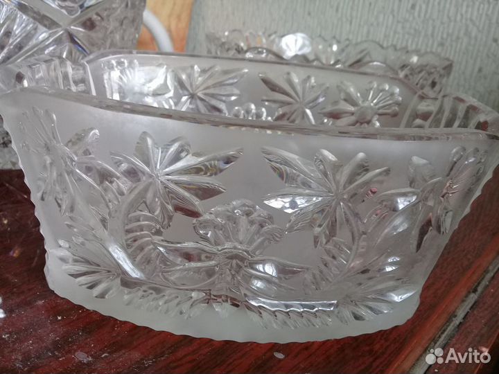 Салатник хрустальный