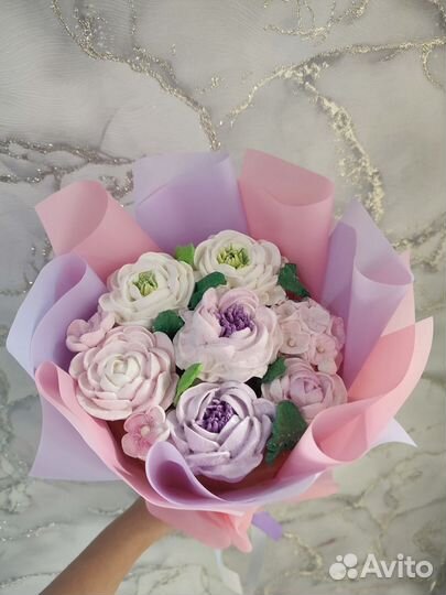 Букеты из зефира. Зефир, подарки, цветы