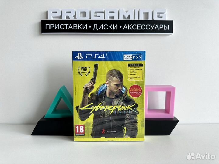 Cyberpunk 2077 диск новый для Sony PS4