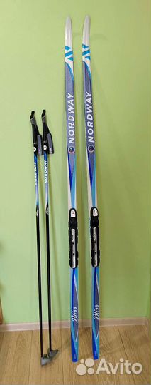 Лыжи беговые с ботинками